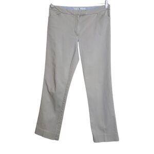 Tommy Hilfiger women's low rise straight leg khaki ankle pants size 6